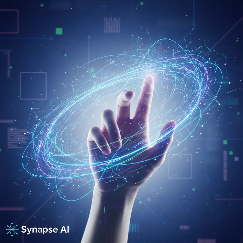 هوش مصنوعی در حال تحلیل داده‌ها